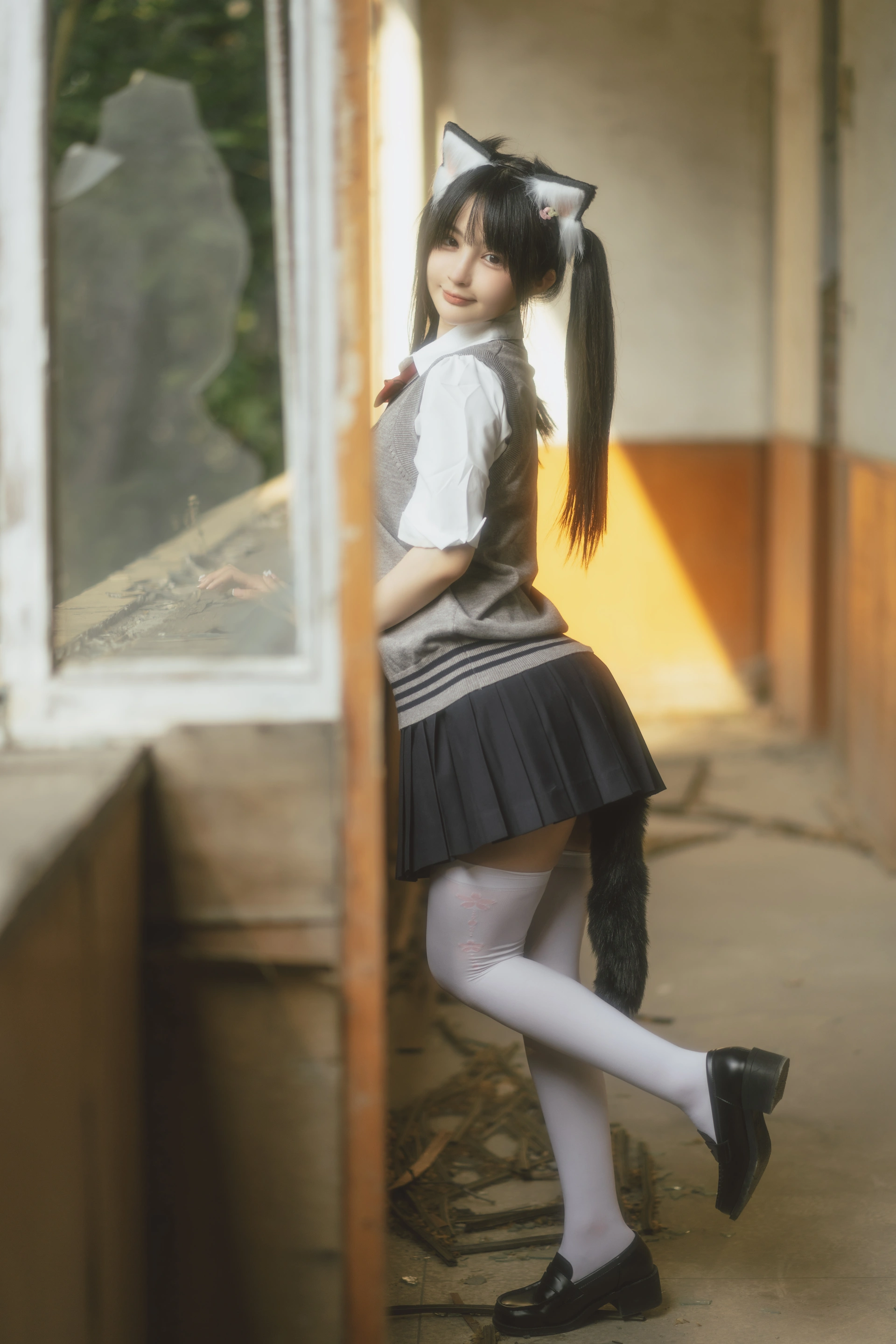 桜井宁宁 - NO.53 废墟jk 1