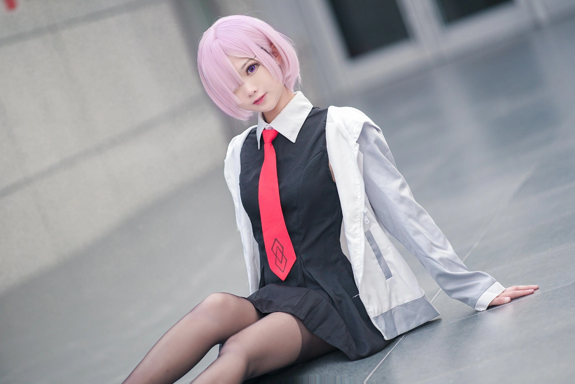 羽天Shine - NO.16 FATEGRAND ORDER COS玛修FATE可爱马修学妹场照 1