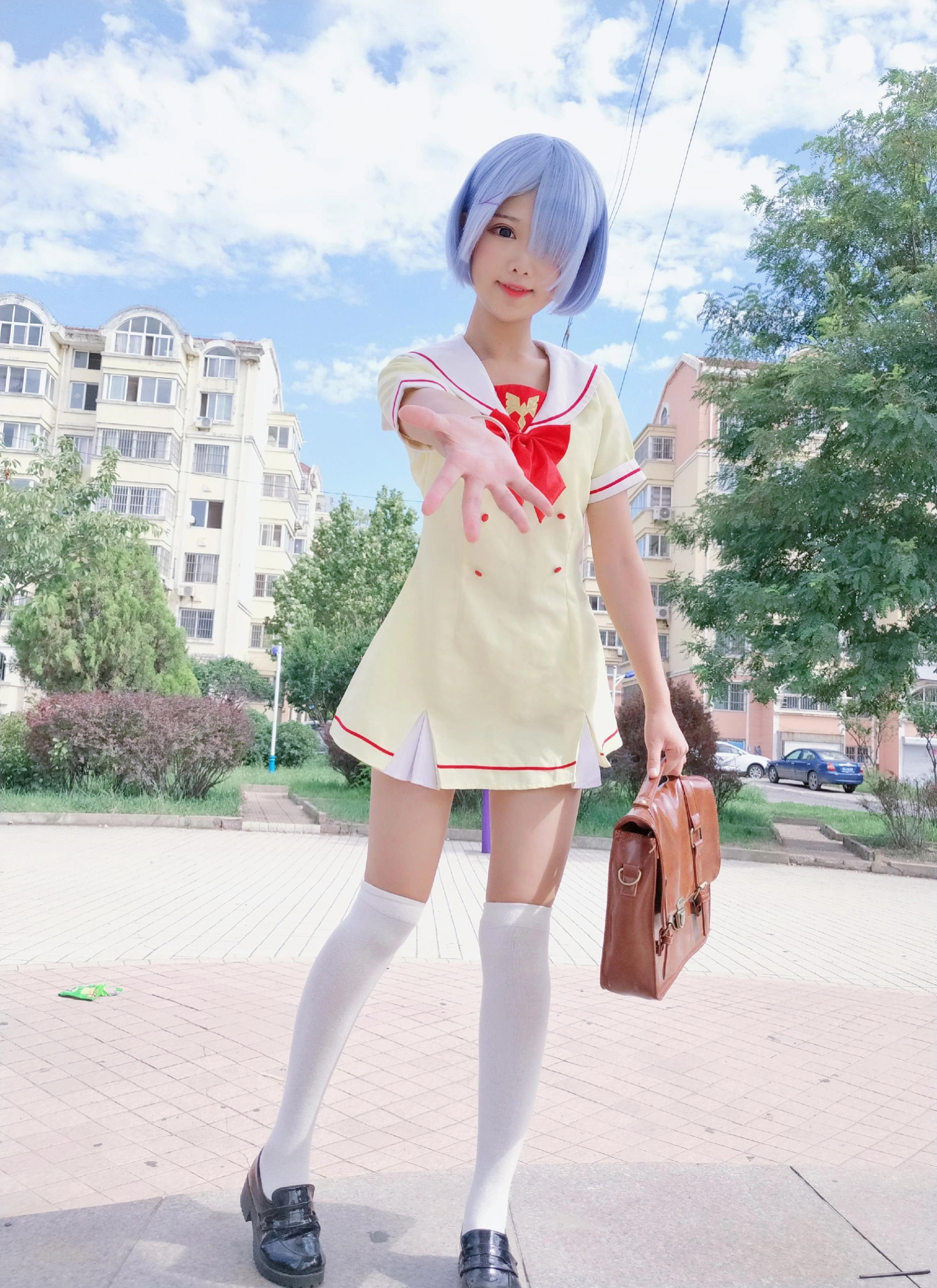 羽天Shine - NO.22 -RE从零开始的异世界生活 COS JK蕾姆 3