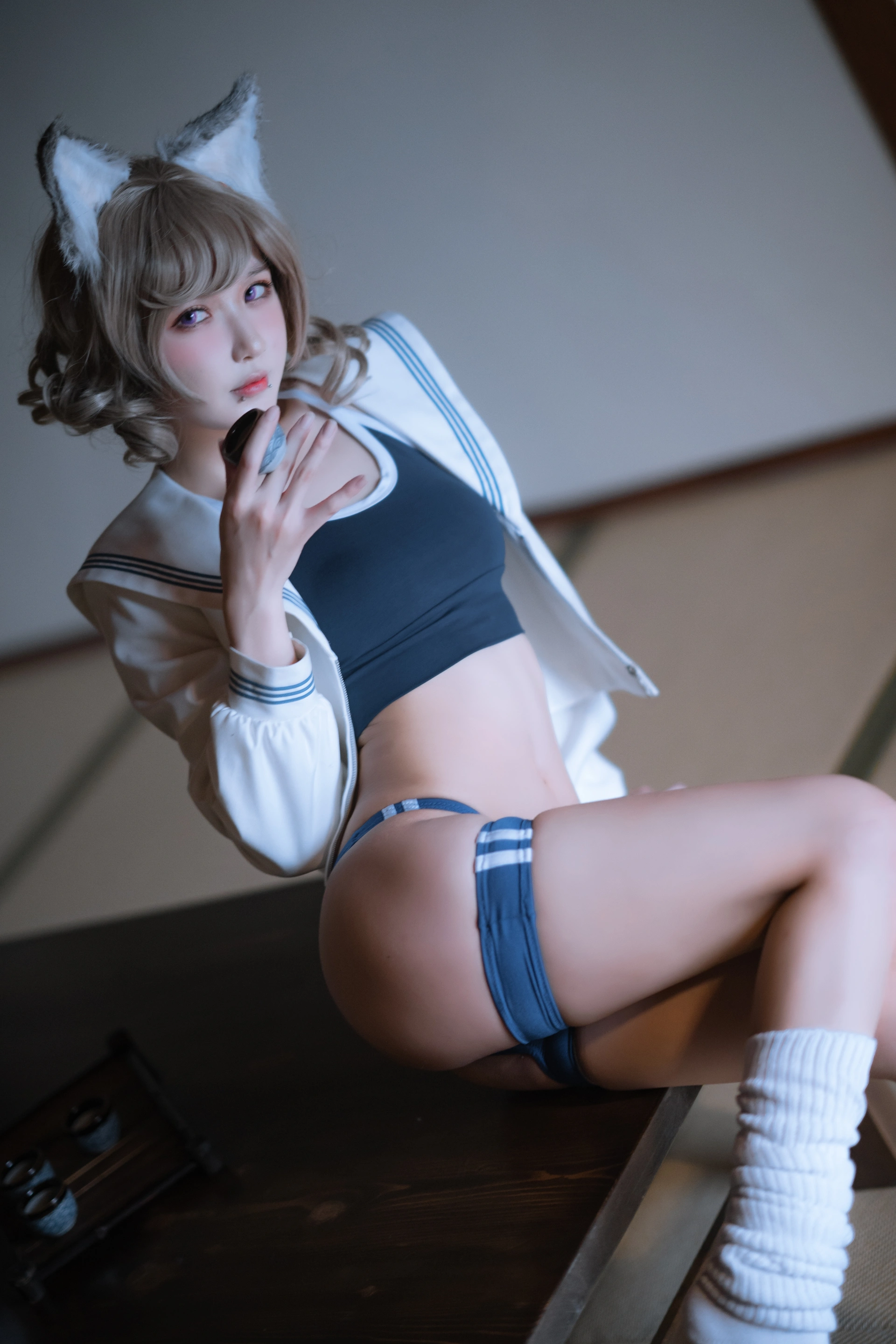 阿包也是兔娘 - NO.19 X型体操服 2