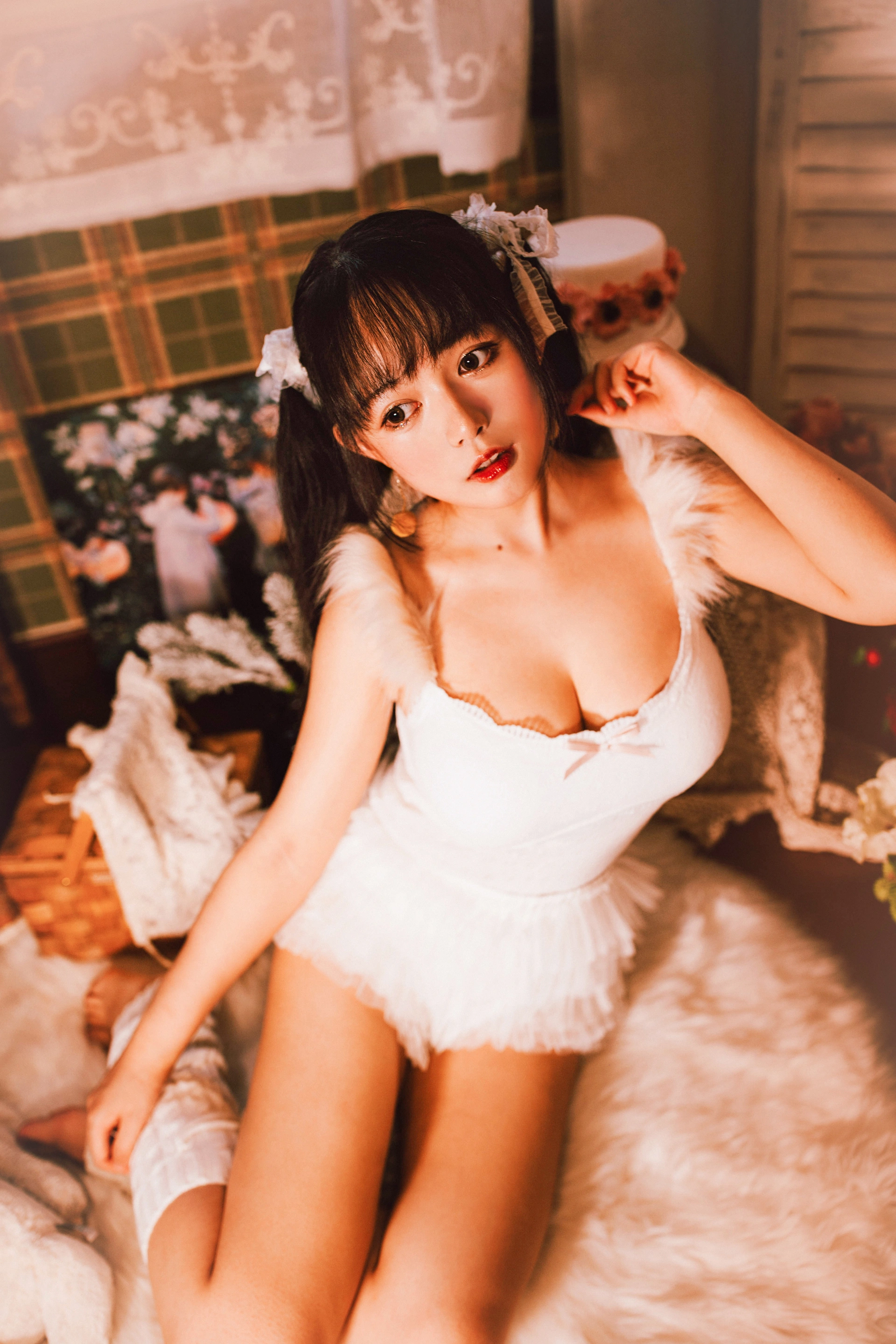 黑猫猫OvO - NO.29 白色双马尾 1