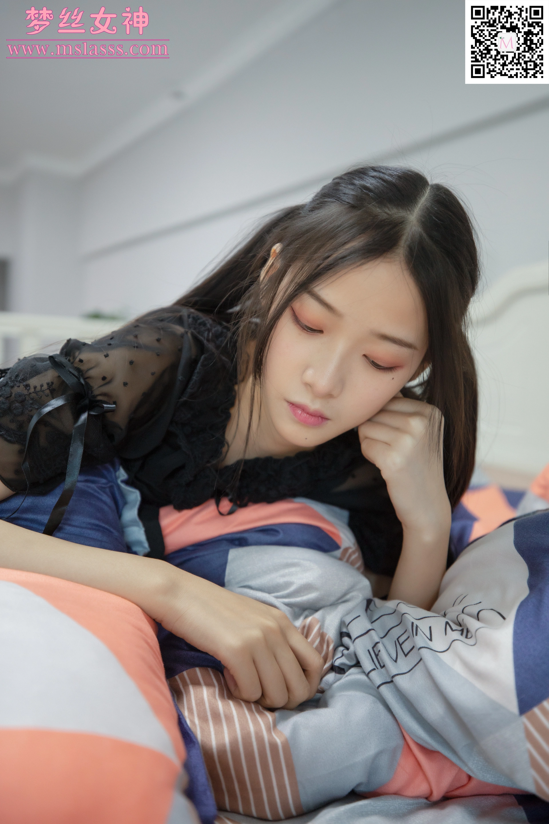 MSLASS梦丝女神 - 2020.05.12 NO.112 诗琪3 起床的小仙女 2