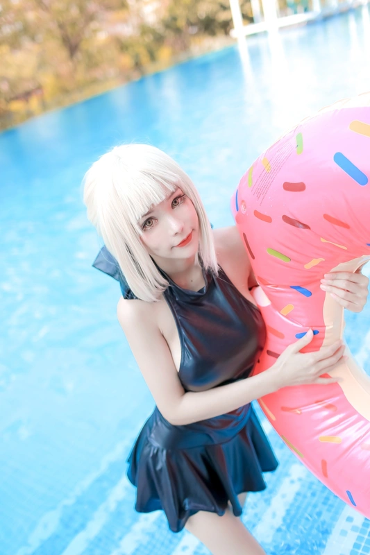 Saber Alter Swim Suit - kitkat cosplay 9