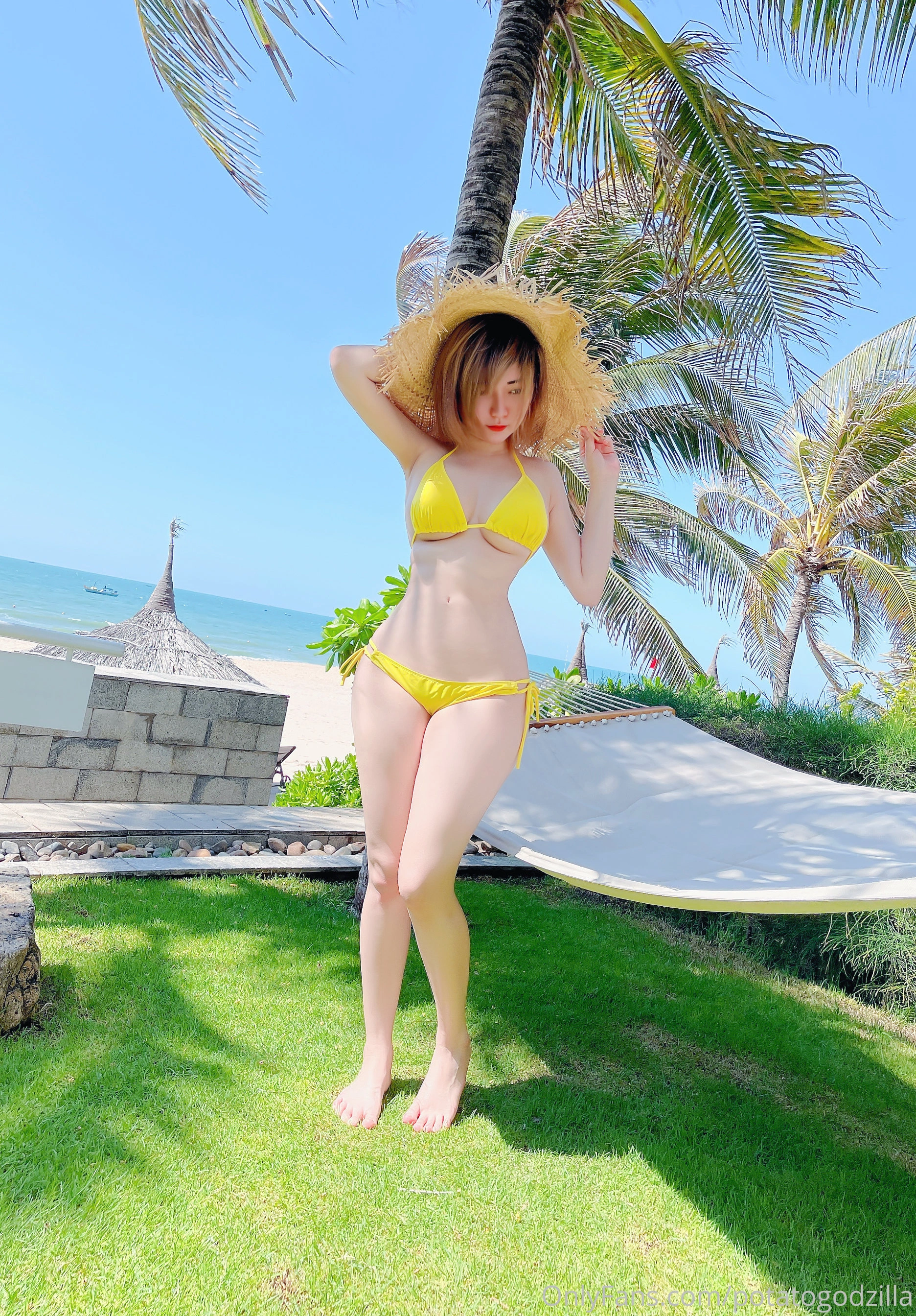 Potato Godzilla - NO.32 Yellow Bikini 2